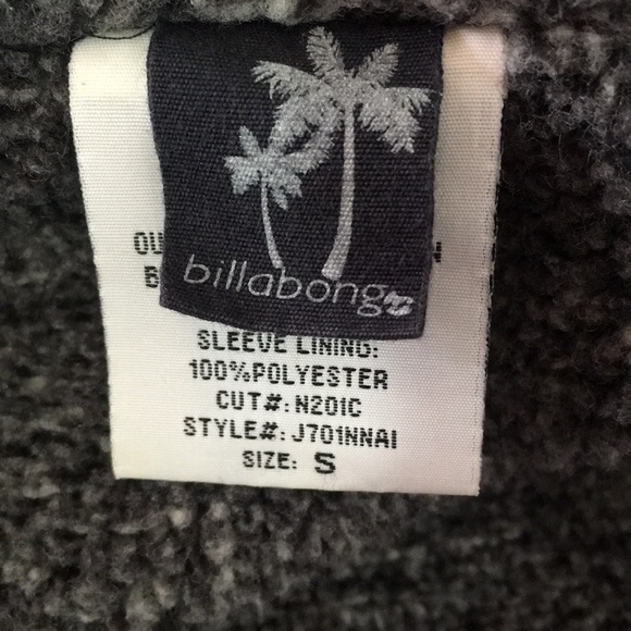 Black cord Billabong short Jacket Sz S - Picture 7 of 16